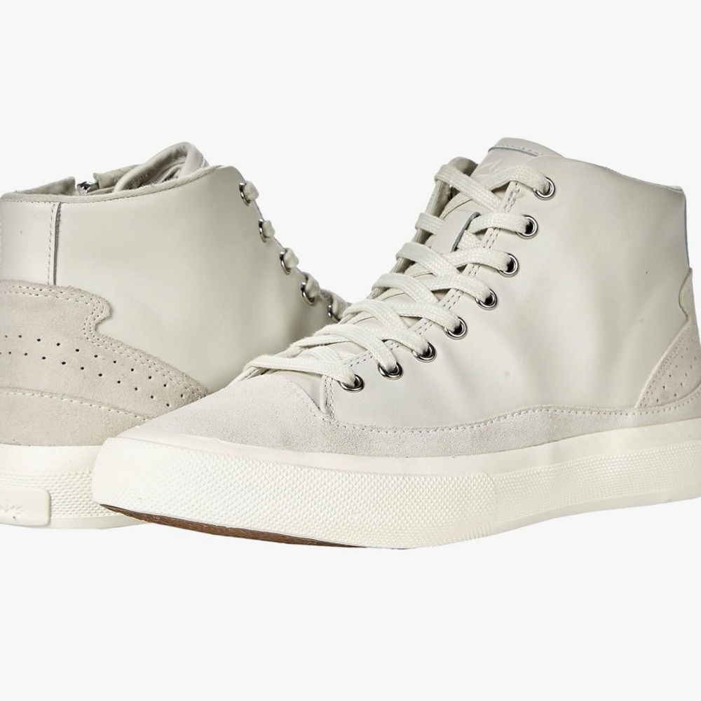 Clark ACELEY ZIP HI TOP LEATHER SNEAKER